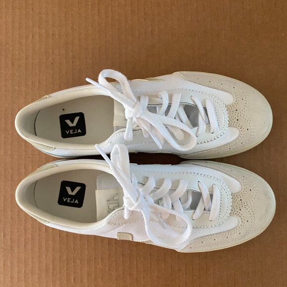 VEJA Women's Volley Canvas+Leather White Natural | US 8, EU 39 - Picture 6 of 9